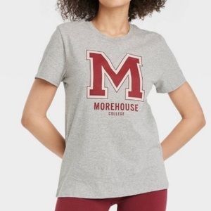 NWT Morehouse College Short Sleeve Boyfriend T-Shirt Size Large